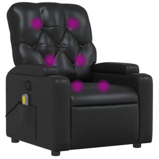 Sillón masaje reclinable cuero sintético