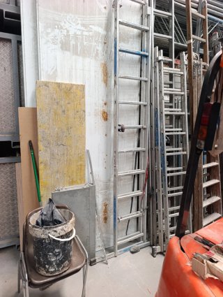 Escalera aluminio plegable