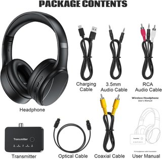 RETRADEKING KST-620 Auriculares 2.4G BT EQ5 TV