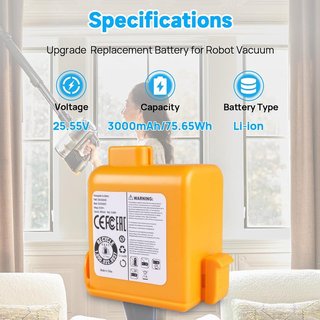 AOFONCHY Batería 3000mAh 25.55V Aspiradoras LG A9