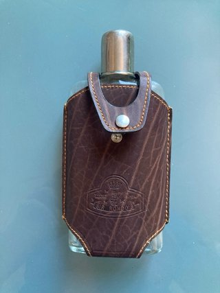Fiaschetta Sir Rondo's in pelle e vetro