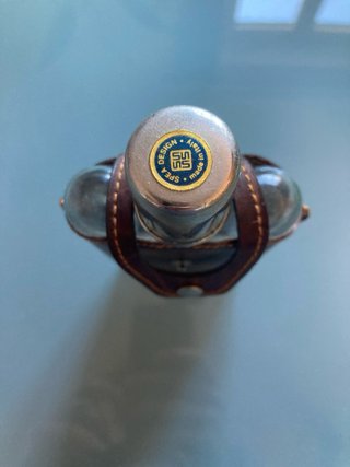 Fiaschetta Sir Rondo's in pelle e vetro
