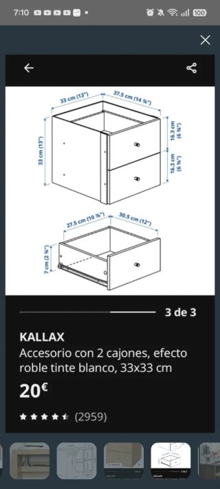 Escritorio Ikea Kallax