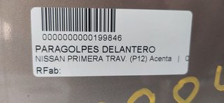 NISSAN PRIMERA TRAV. (P12) Acenta PARAGOLPES DELANTERO