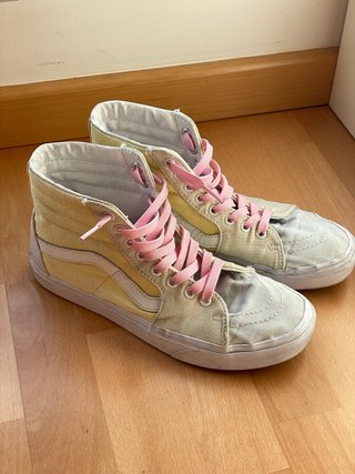 Vans Sk8-Hi Amarillas y Rosas Mujer