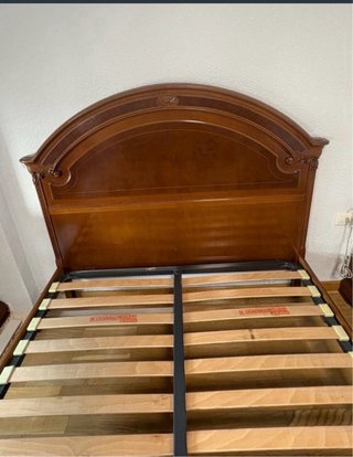 Cama completa 1,35m madera