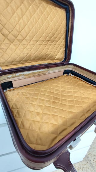 Valija de viaje de cuero