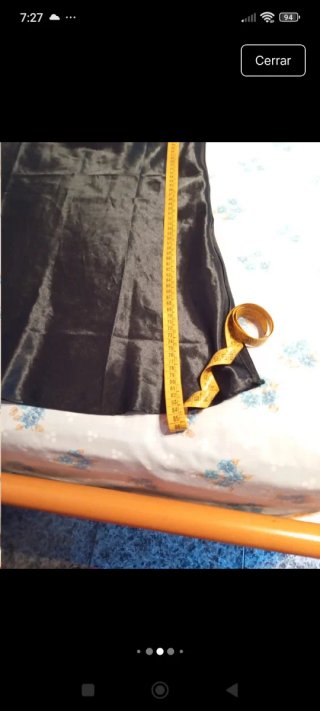 Camisón lencero negro talla M