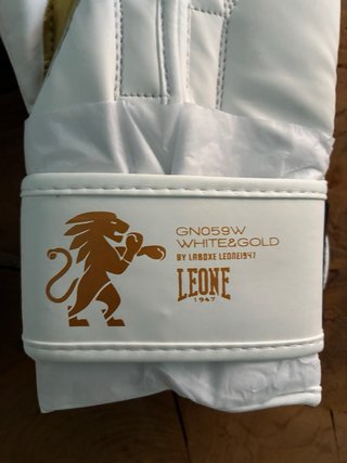 Guantes Leone 1947 White&Gold