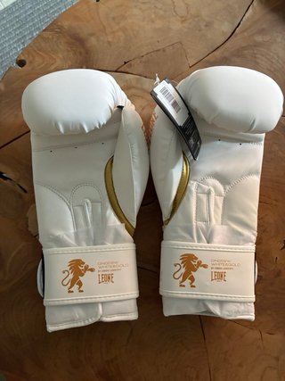 Guantes Leone 1947 White&Gold