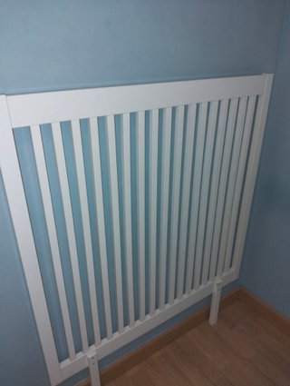 Cabecero blanco madera 90 cm.