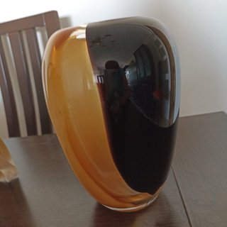 Jarrón de cristal decorativo