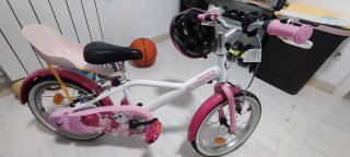 Bicicleta infantil aprendizaje + casco