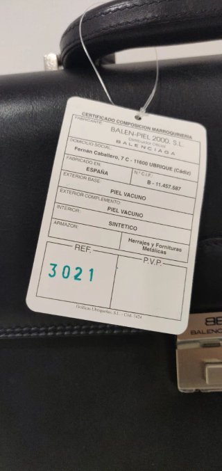 Valigetta in pelle nera Balenciaga