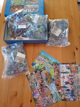 Puzzle Gibsons 4x500 Celebraciones