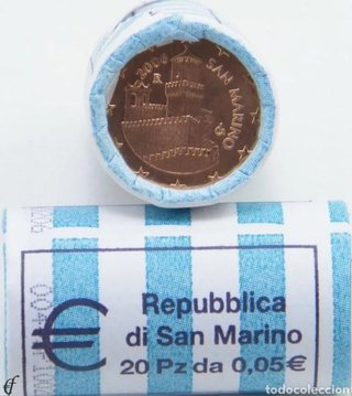T. San Marino 2006 20x0,05€ Monedas