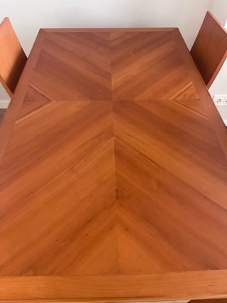 OPORTUNIDAD Mesa Comedor Cerezo + 4 Sillas