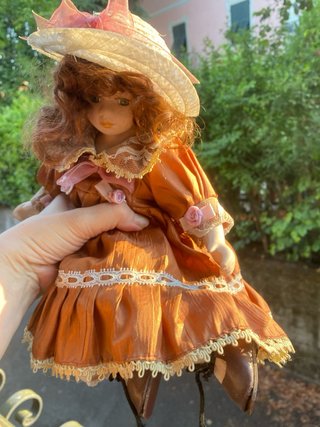 Bambola porcellana/ceramica vintage