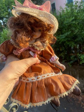 Bambola porcellana/ceramica vintage