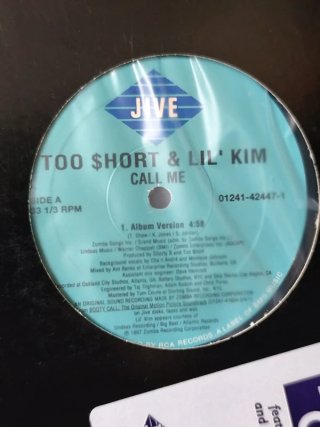 Vinilo Rap Too Short/Lil Kim - Call Me 12" 1997