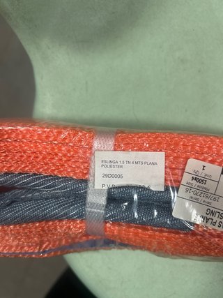 Eslinga plana naranja
