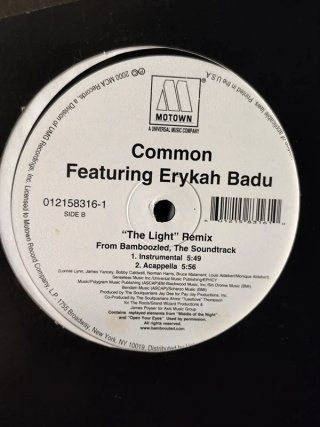 Vinilo Rap Common/Erykah Badu - The Light Remix