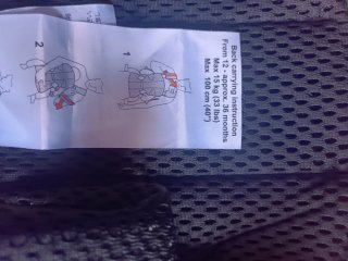 Mochila Portabebés BabyBjörn Negra