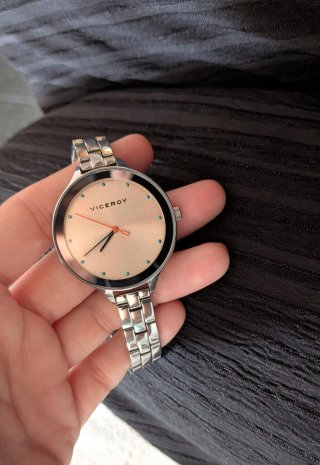 Reloj Viceroy Mujer Esfera Salmón Aguja Naranja