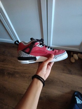 Air Jordan Spizike Low Negro Rojo