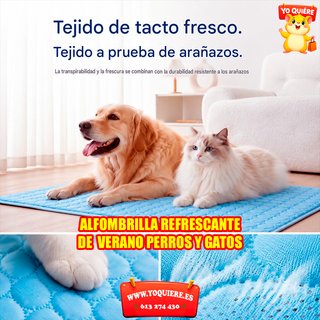 Alfombrilla Refrescante Verano Perros Gatos