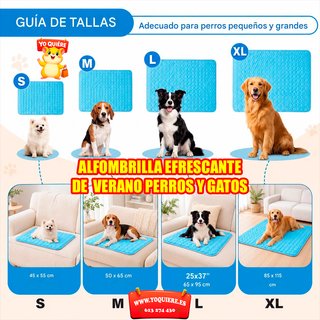 Alfombrilla Refrescante Verano Perros Gatos