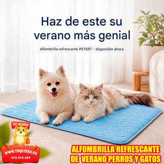 Alfombrilla Refrescante Verano Perros Gatos