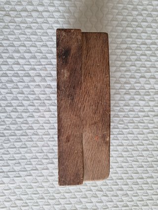 Garlopa de madera antigua