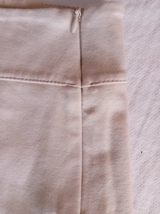 Falda pantalón beige