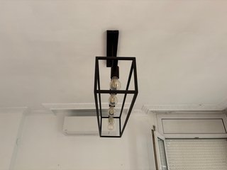 Lámpara Colgante Negra 5 Luces
