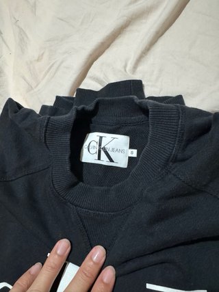 Sudadera Calvin Klein Jeans Negra
