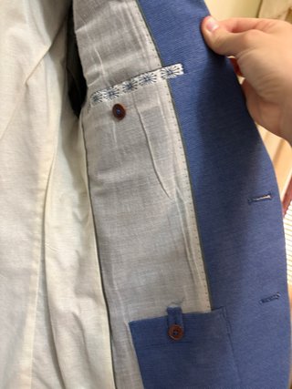 Americana EW Tailoring Talla 46 Slim Fit Azul