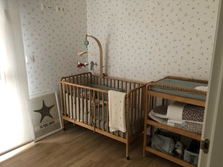 Pack Cuna + Cambiador Madera