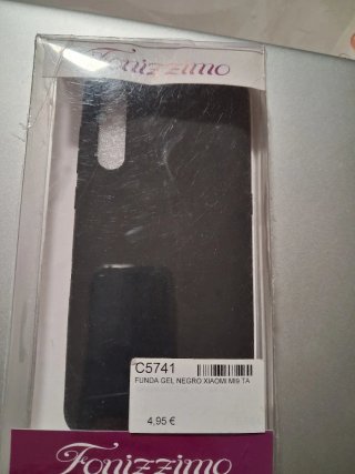 Funda Gel Negro Xiaomi Mi9 T Fonizzimo