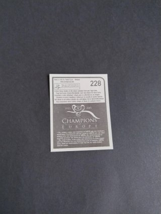CRISTIANO RONALDO 228 PANINI CHAMPIONS OF EUROPE
