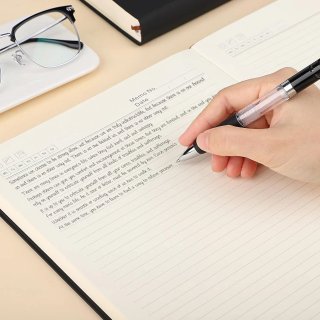 Cuaderno de NotasTamaño A4 21.5x28cm -100gsm Papel Rayadas Libreta - Bloc de Notas Cuero PU Diario