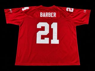 Reebok Tiki Barber #21 Giants Jersey Talla L