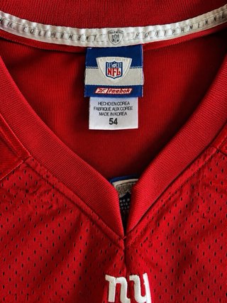 Reebok Tiki Barber #21 Giants Jersey Talla L