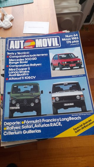 Revista Automovil año 1983