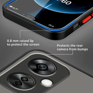 Funda Oneplus Nord CE 3 Lite 5G transparente Negra