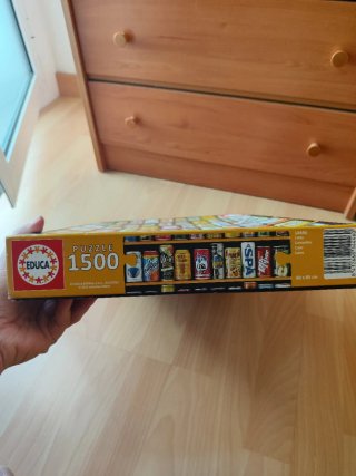 Puzzle Educa 1500 Latas Bebidas