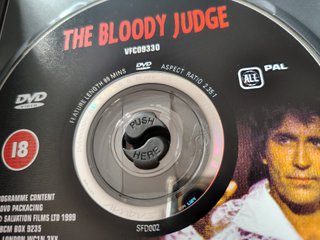 The Bloody Judge DVD Christopher Lee Horror
