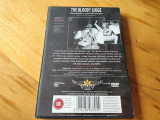 The Bloody Judge DVD Christopher Lee Horror