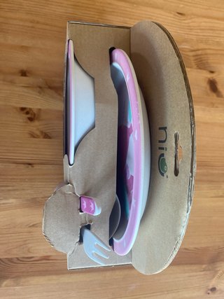 Vajilla Infantil Bambú Eco Princesas 5 Piezas