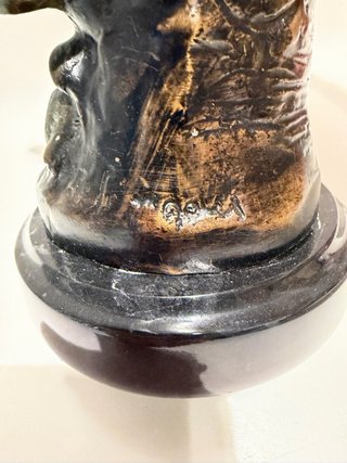 Escultura de bronce: Ninfa de los bosques
